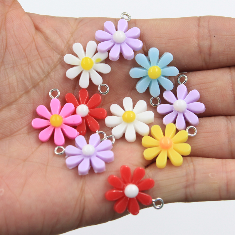 30pcs Charms flower sunflower  - Flower Preservation Resin review and price